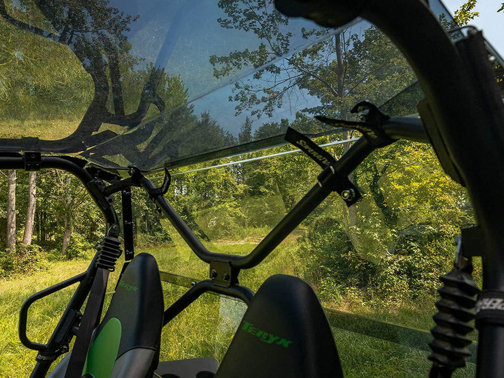 800 250x for Heavy Lightly Than / Thick Flying 2021+ Teryx Kawasaki SuperATV 4 Debris Rear 4 Windshield From USA! Polycarbonate Duty 1/4" 2014+ Protects Teryx Stronger Tinted in You Glass S Made