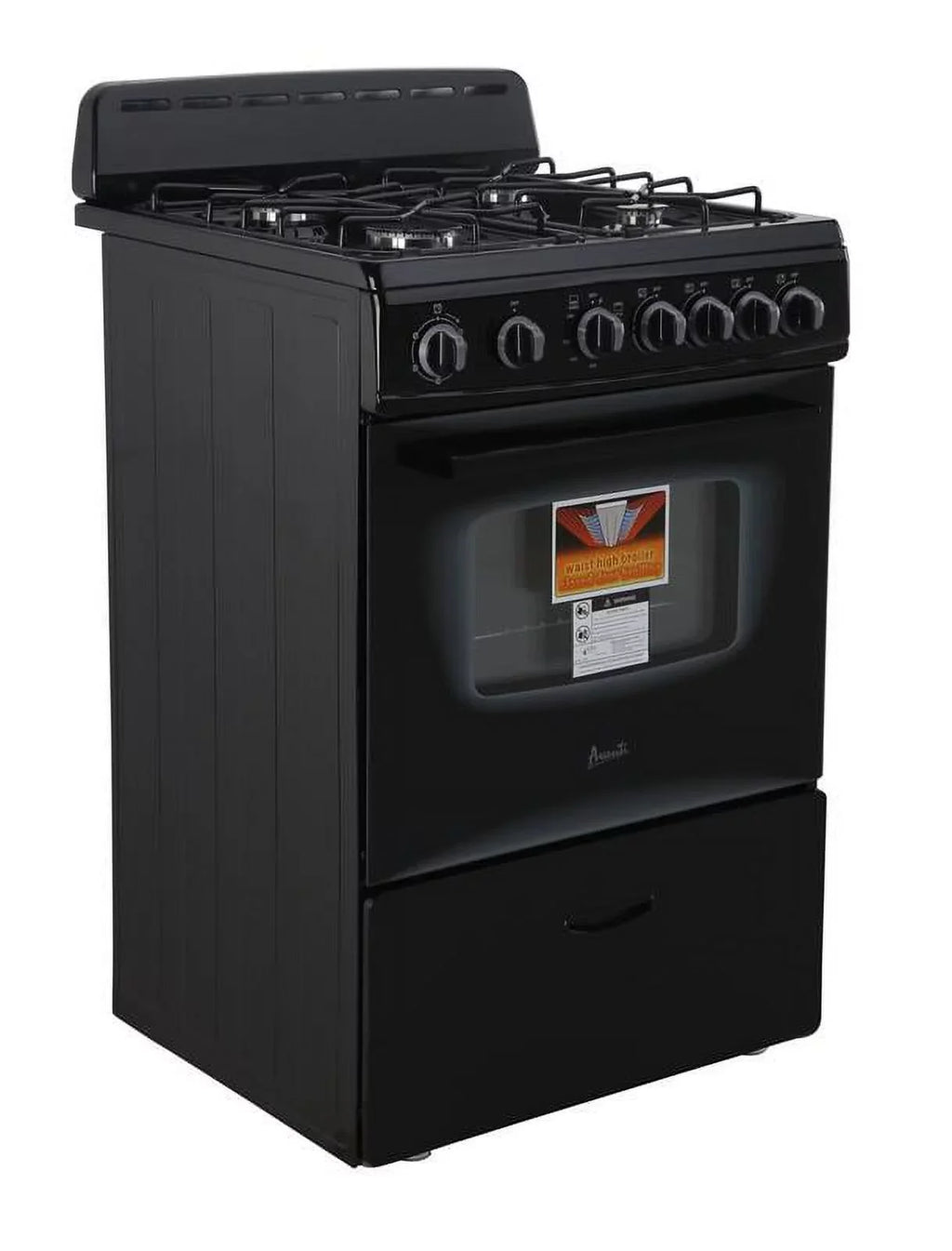Gas Compact 24" Black Avanti (GR2415CB) Oven, in Range