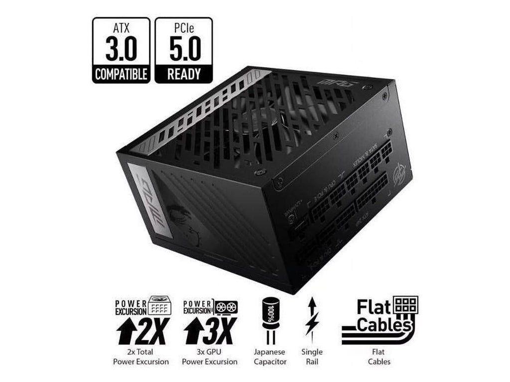 Modular Supply Power Cable, ATX GOLD A1000G Gaming PSU, 1000W PCIE 80 Compatible, - 3.0 4080 MPG Full MSI 4090 5.0, 12VHPWR