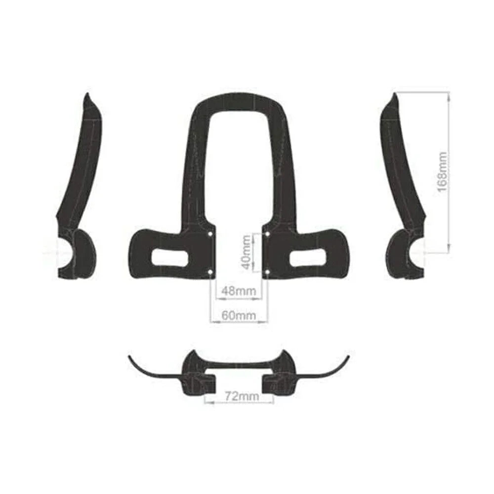 Deco TT Aerobar Controltech UD Time Trial/Triathlon Gray #WH1852 Impel Carbon Clip-on