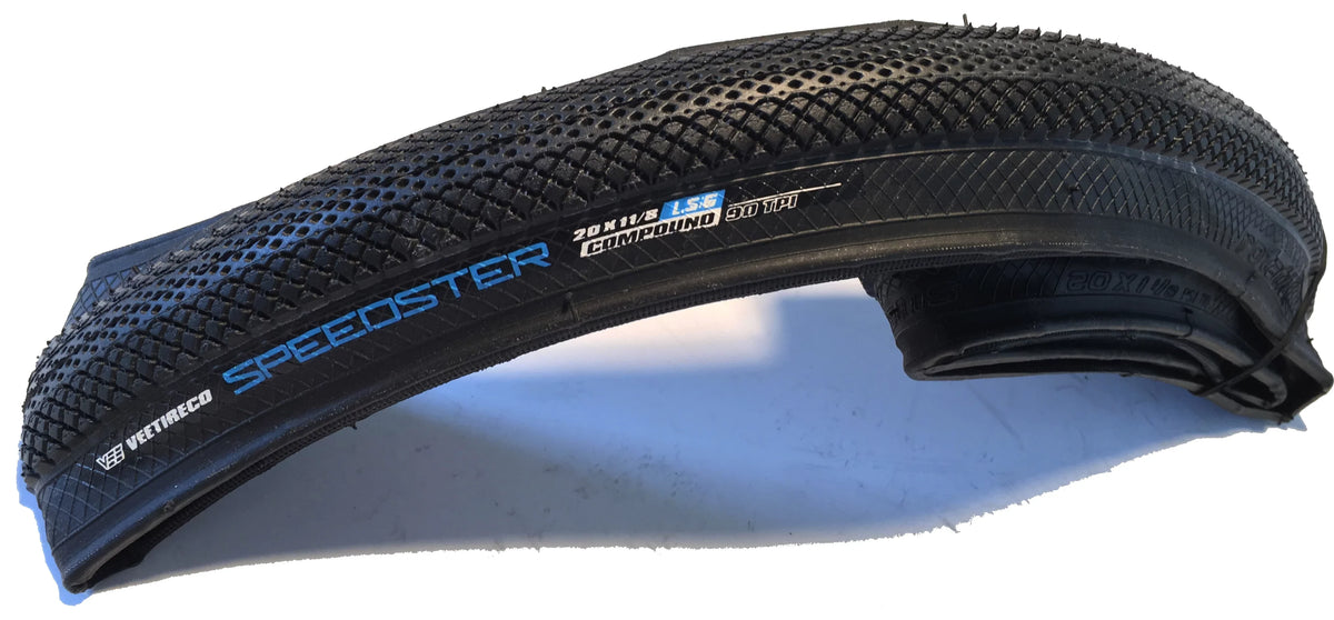 20x1 Vee Tire 28-451 BMX Tire Folding 1/8 BMX Bead Speedster Bike