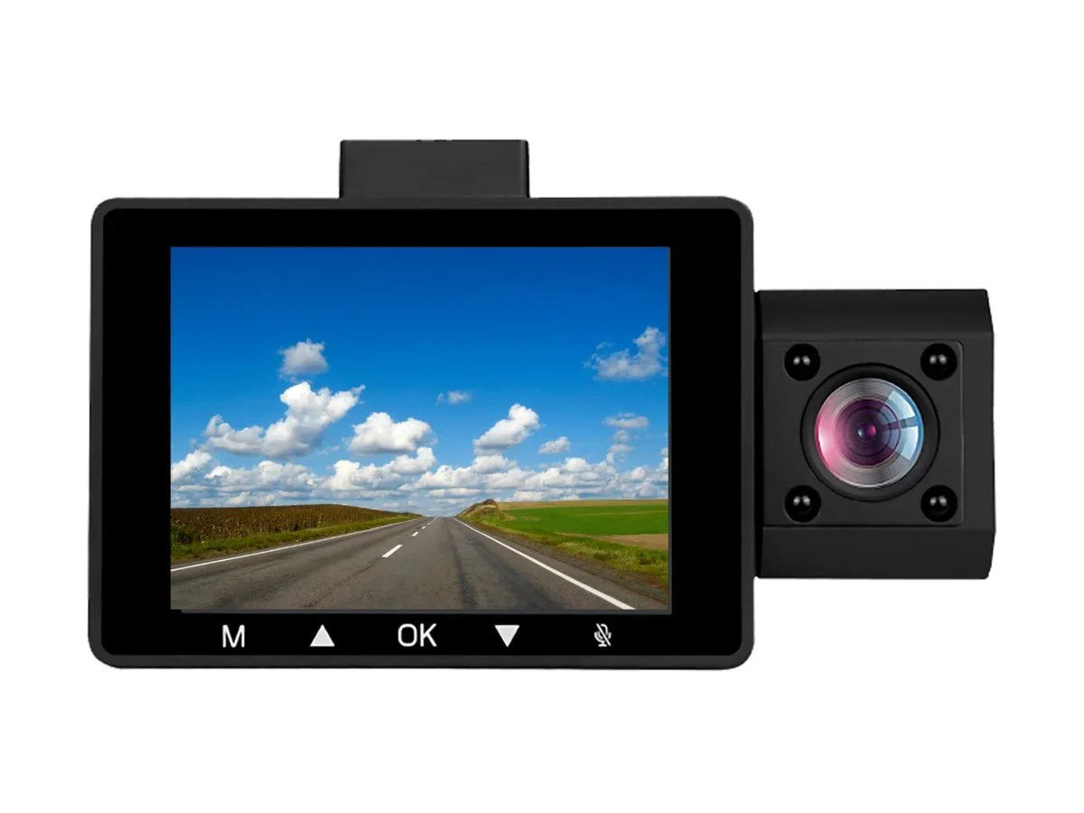 3-Channel Angle View Cabin Pro Scout - Edition View, Adesso G-Sensor Front Surveillance myGEKOgear View, Wide GOSP32G Dash - Rear Cam 2K with by