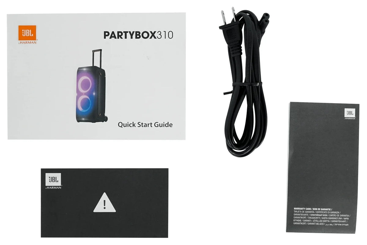 Partybox LED Party Box Rechargeable Bluetooth 310 JBL Speaker+Mic RGB Portable