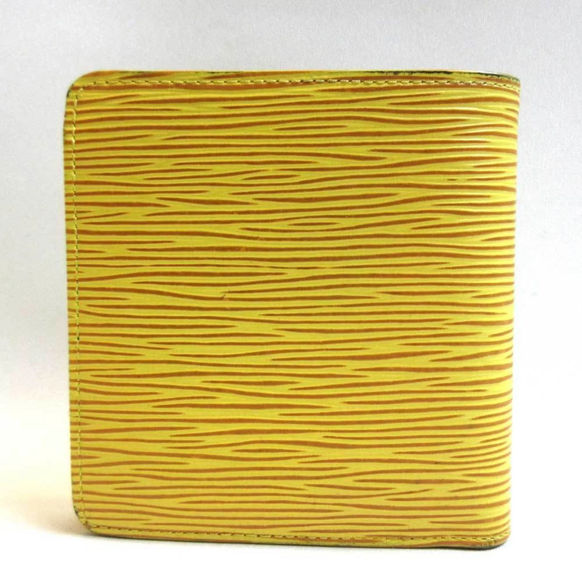 Credit Mini Ladies M63549 (Good) Portobier Yellow Wallet Tassili Folded Square Cult Pre-Owned Epi
