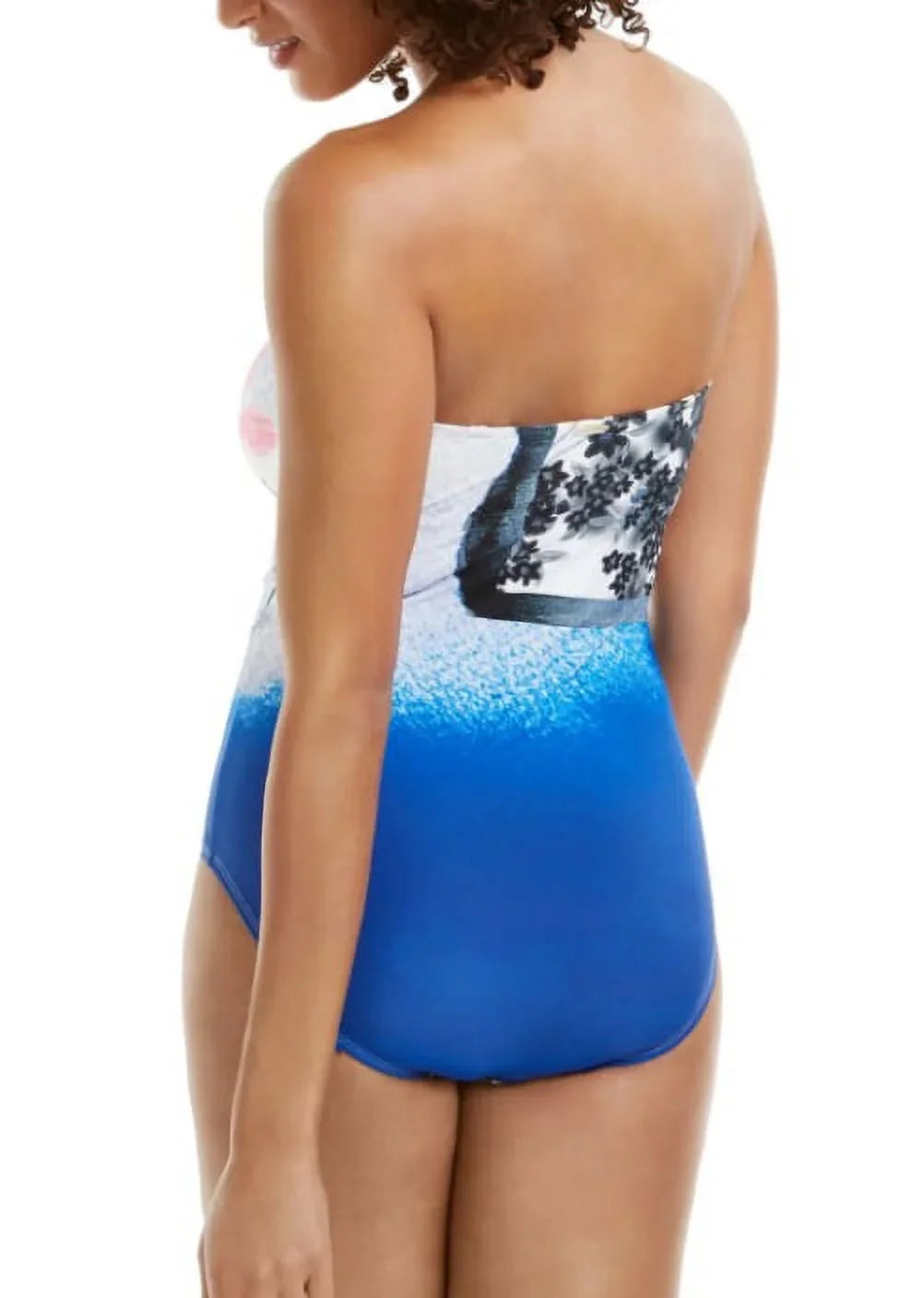 ATLANTIS US Swimsuit, Calvin MULTI 16 NEON Klein One-Piece STRIPES Bandeau