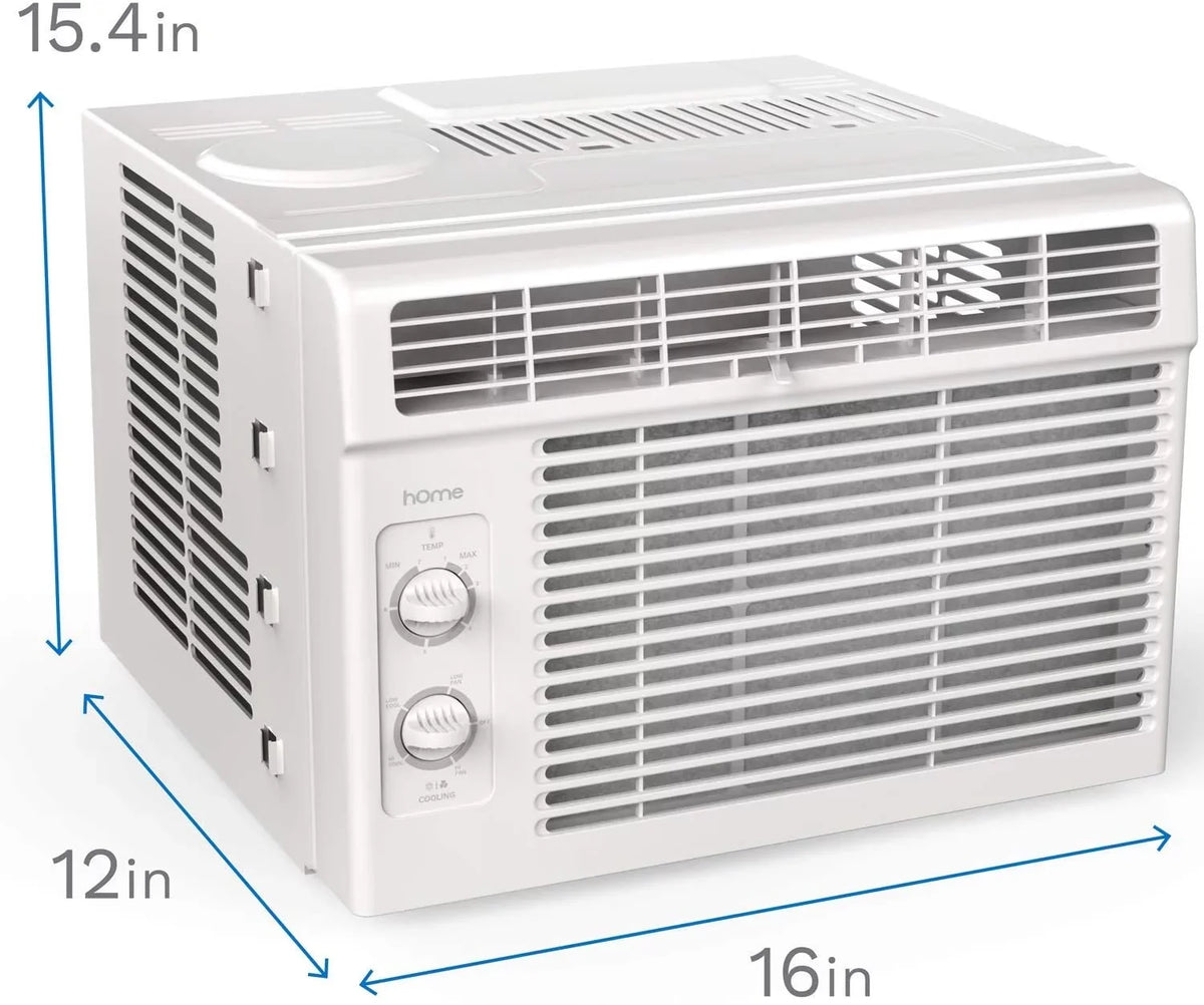'- 5000 Easy Sq. Bedroom 2 Conditioner Compact Window Air Speeds, 2 150 to Ideal up for Washable with Fan AC - Unit BTU Filter, Speeds Reusable hOmeLabs and Mechanical Rooms Cooling Ft. Control