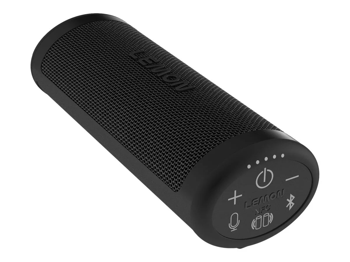 Bluetooth - - Speaker Lemon portable California - for use NFC, - black - Roll wireless