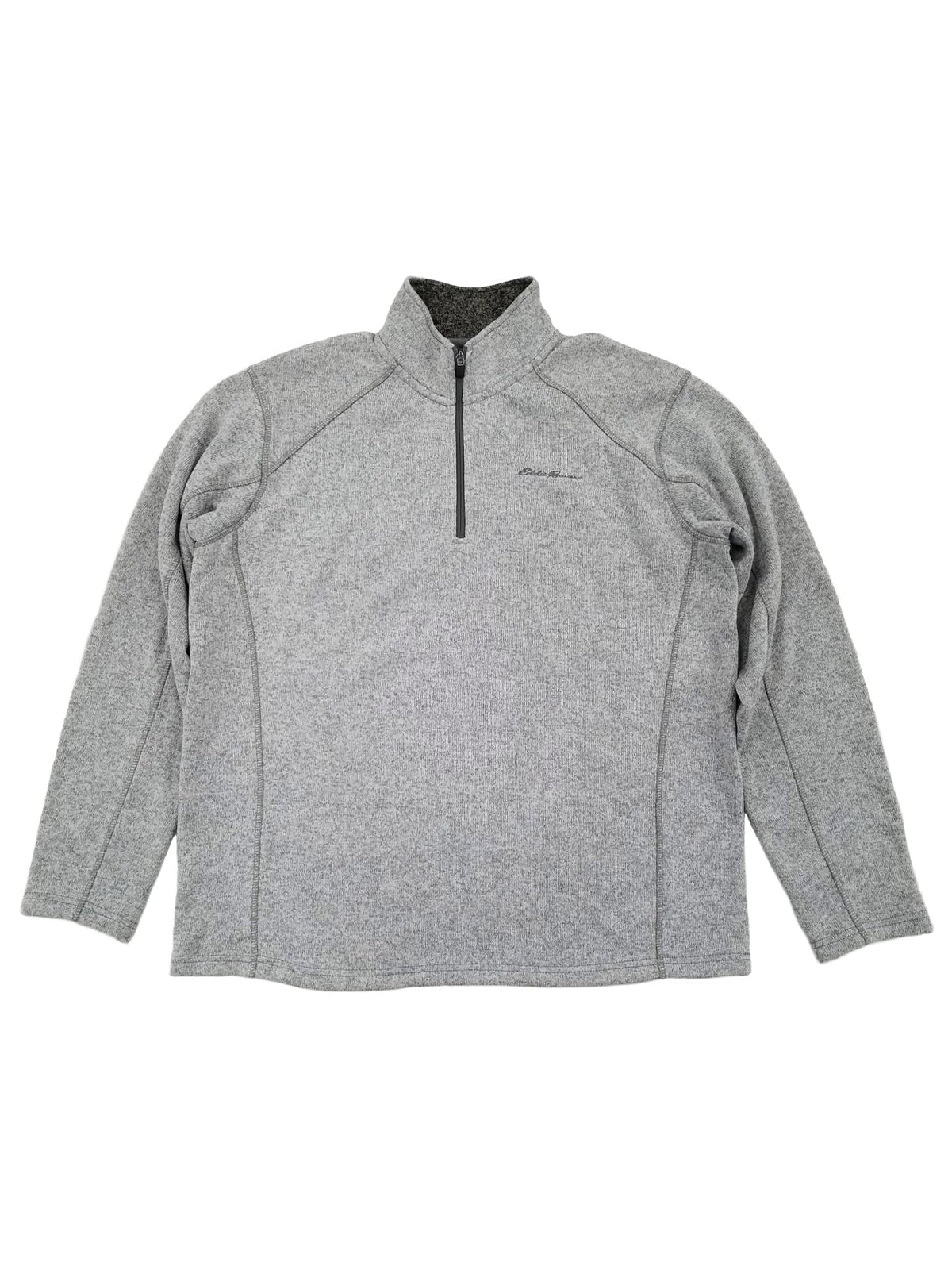 Fleece Pullover Gray Bauer Quarter-Zip Light Jacket Radiator Mens Eddie XL