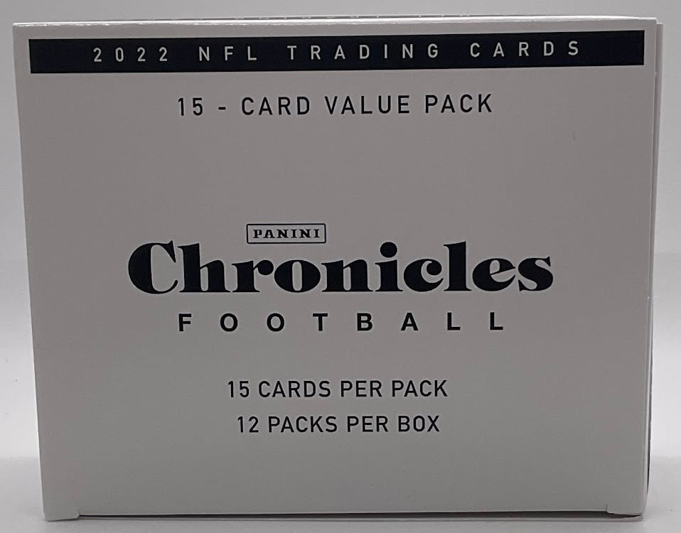 Panini 2022 Card Chronicles NFL VALUE Packs) Football Trading Box (12