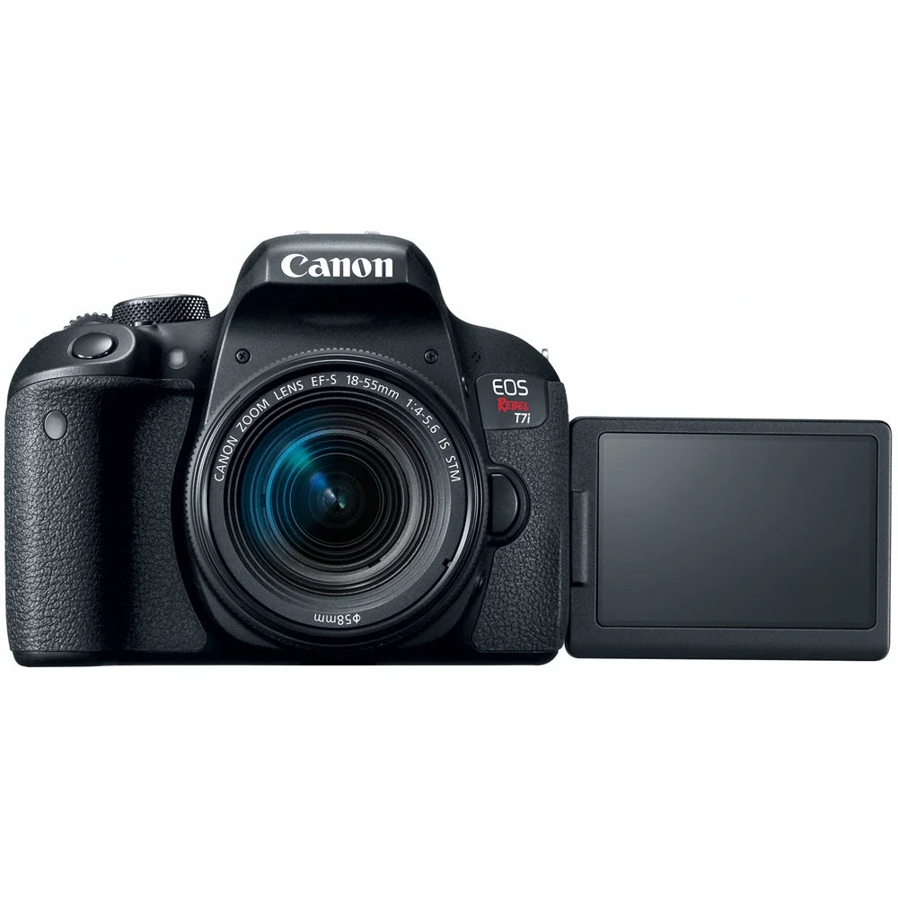 Memory 18-55mm Flash Lens EOS T7i/800D Rebel Kit with Canon & Camera DSLR
