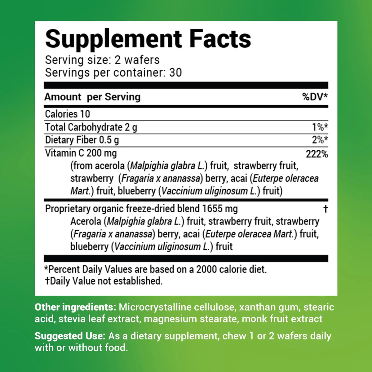 Chewable - from Vitamin Vitamin Tablets Complex C 60 C Berries, Berg Wafers Dr. Chewable Real