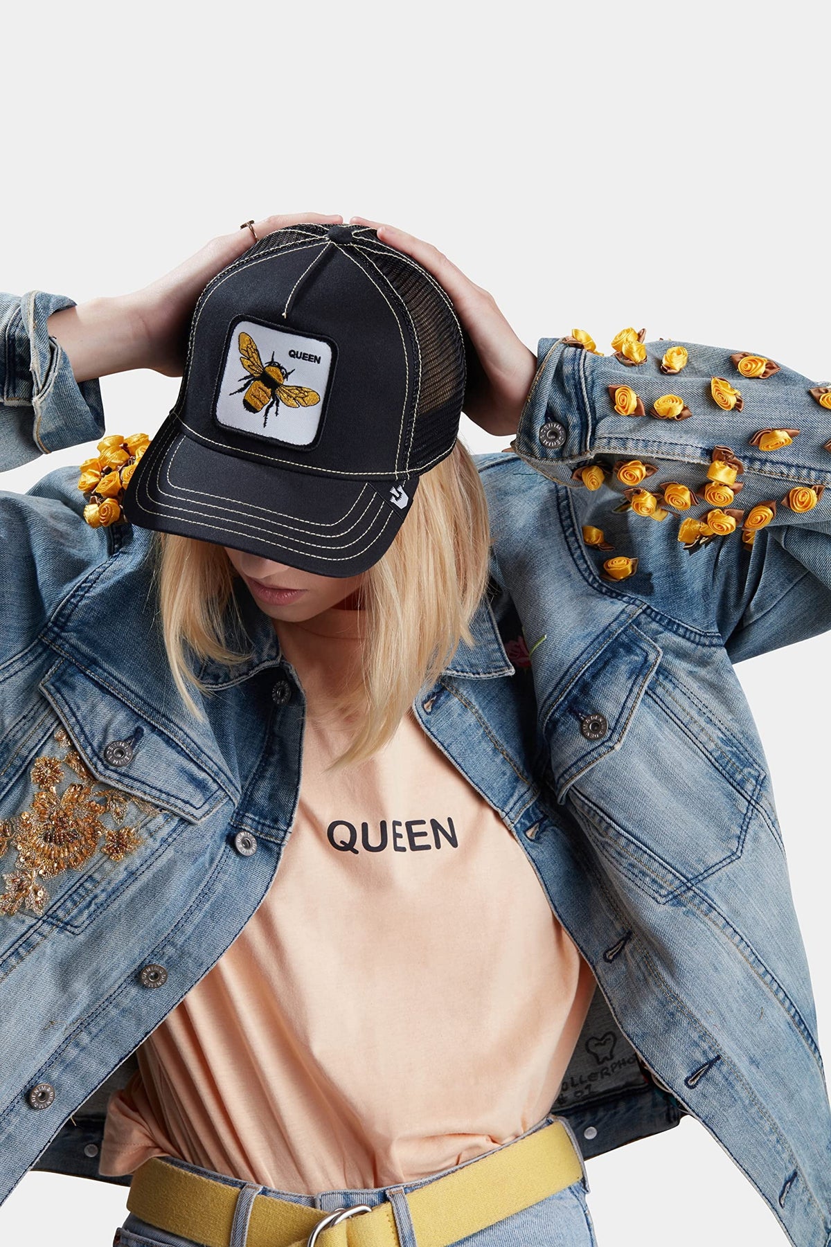 Black Farm (Queen Unisex Hat, Adjustable Bros. The dimension Original One Trucker Goorin Bee), Snapback