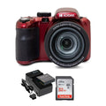 32GB and AZ425 with PIXPRO Card Zoom Astro (Red) Battery Camera Kodak