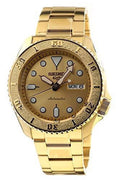 5 Watch Men's Sports SRPE74 Stainless 42.5mm Seiko Steel Gold-Tone Seiko