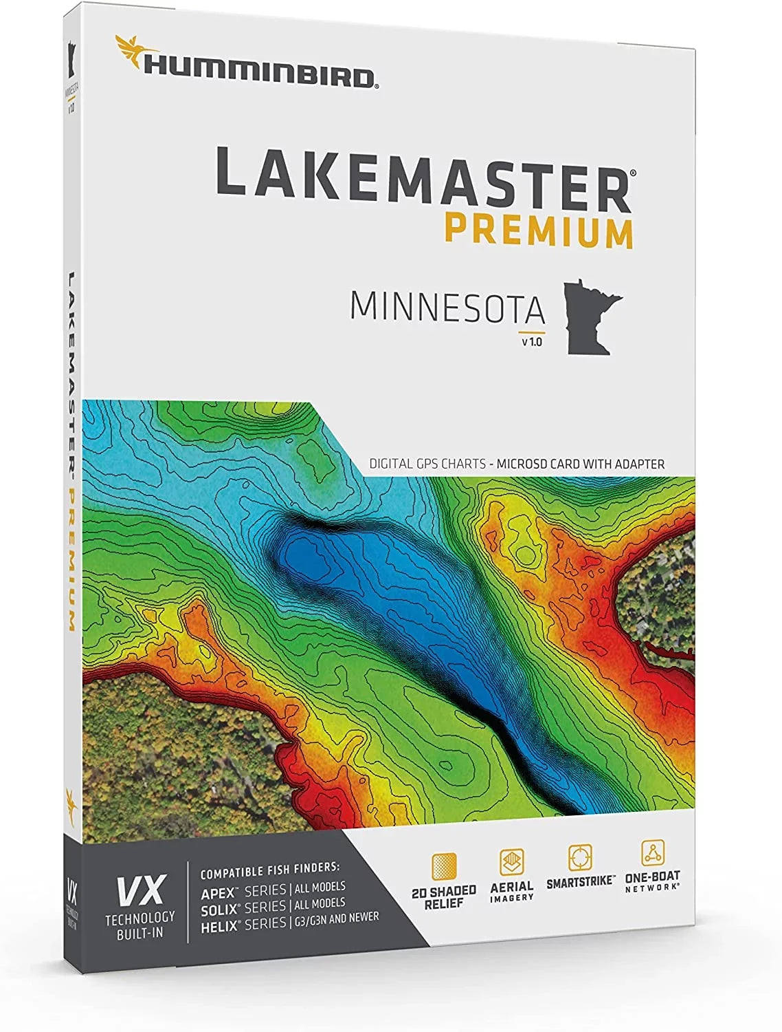 Premium Humminbird VX Minnesota LakeMaster 6020061