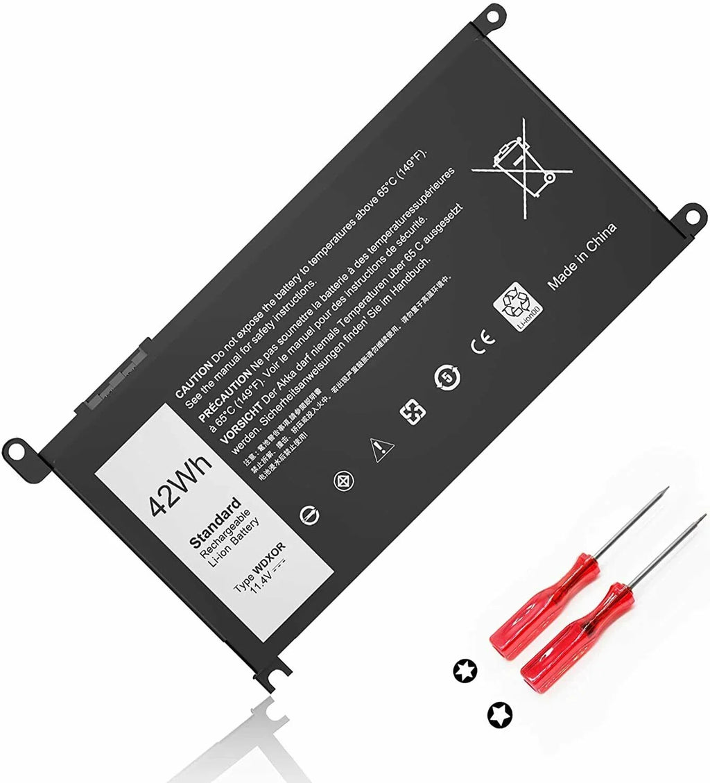 P69G Inspiron WDX0R 13 P75F Battery 5368 5567 5568 7368 7569 For WDXOR 15