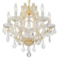 Wide Finish Crystal Chandelier in inches Mini Classic Six Bailey 20 By Home design 17 High-Swarovski inches Light Spectra Street Type-Gold