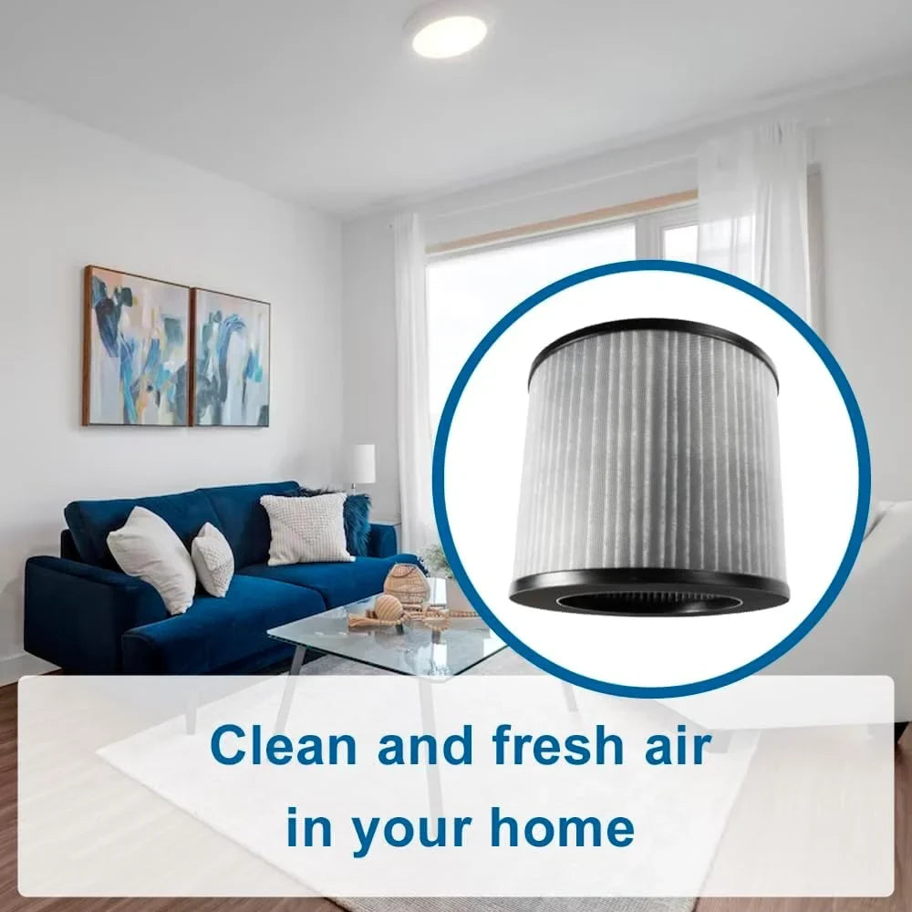 Activated 3329, 3-in-1 2780P Personal Compatible Filter 2801 HQRP Air Carbon with Replacement Purifier Filter Bissell 2780A MyAir HEPA 2-Pack 2780B 27809