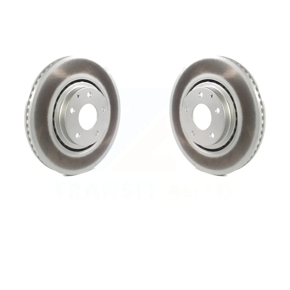 Brake Mazda Pair Disc Rotors Front Coated CX-5 KG-101337 3 For CX-9 6