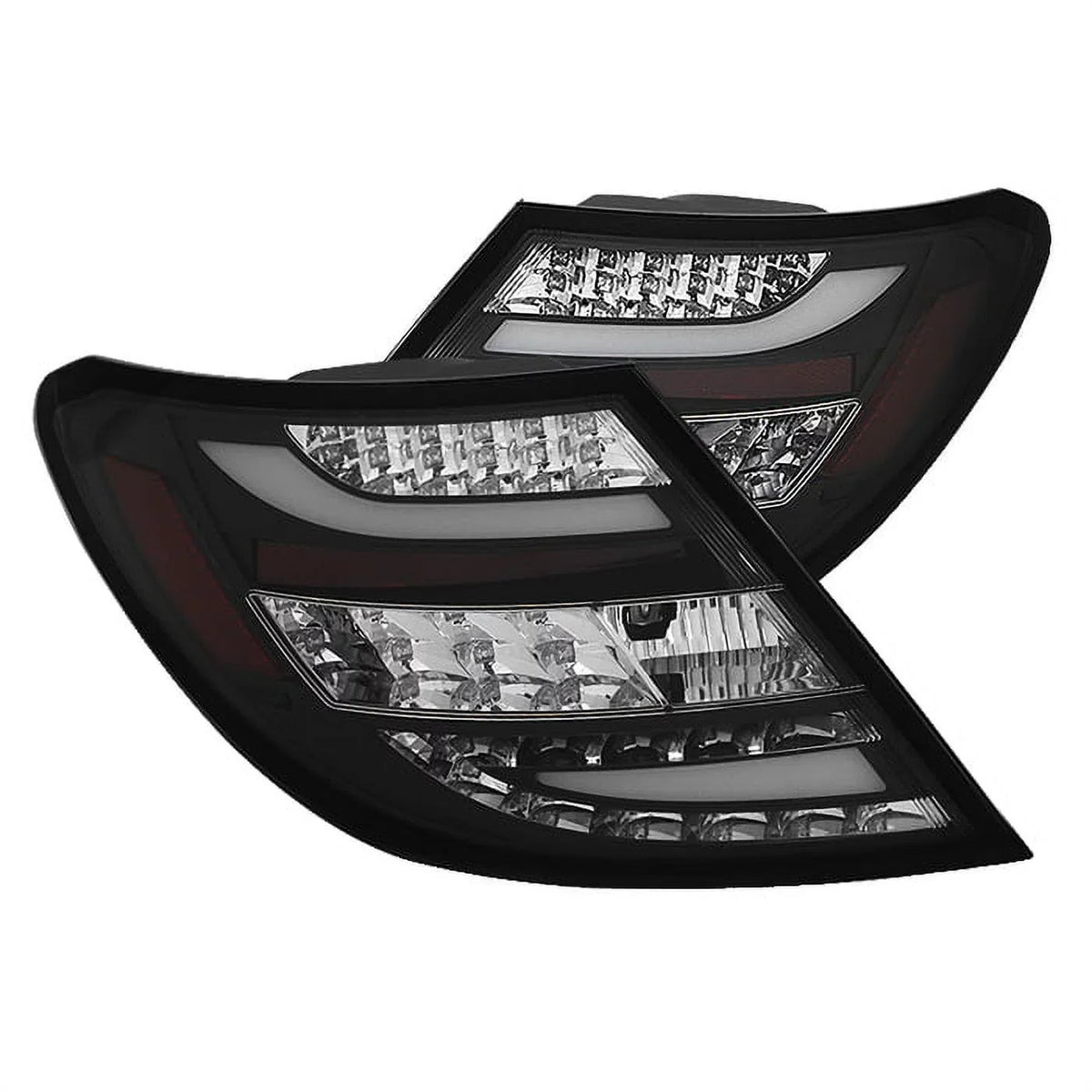 LED LED Benz Lights 11-14 Tail C-Class Spyder select: MERCEDES-BENZ W204 2011-2014 C Black Mercedes (Will Model Fits Only) - Fit