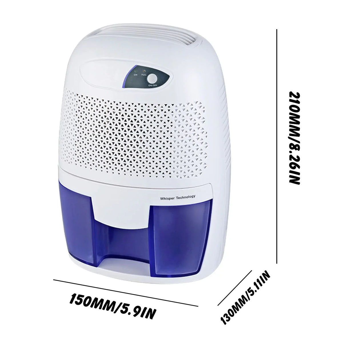 Mini Air Portable Compact Electric Damp Dengmore for Air & Dehumidifier Dehumidifier 22W