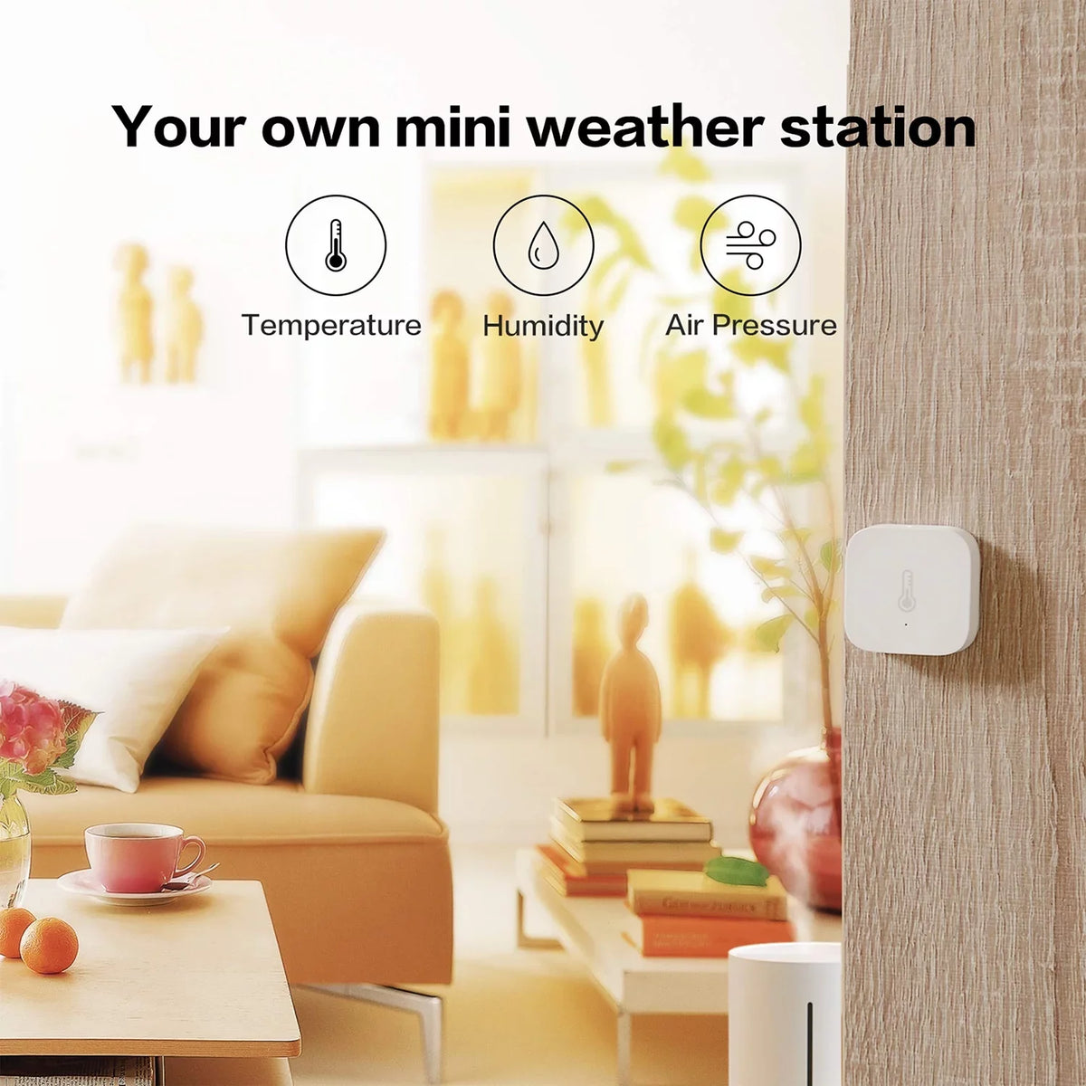 Compatible Sensor Remote AQARA for with Aqara HUB Temperature Monitoring and Home HomeKit Automation REQUIRES Sensor Humidity Smart