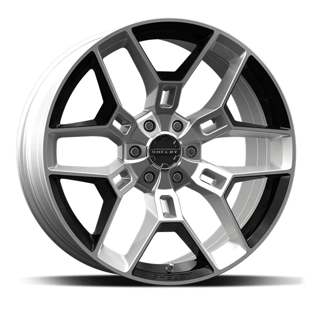 Powder x Wheels in. SUPER CS45 Carroll 2005-2020 - Offset Black Inserts 9 Chrome - 2021 with Fits - F150, select: F150 12mm 20 Shelby CAB