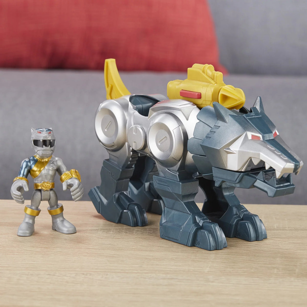 Zord Wolf Ranger 2-Pack Power Playskool Figures and Rangers Silver Heroes