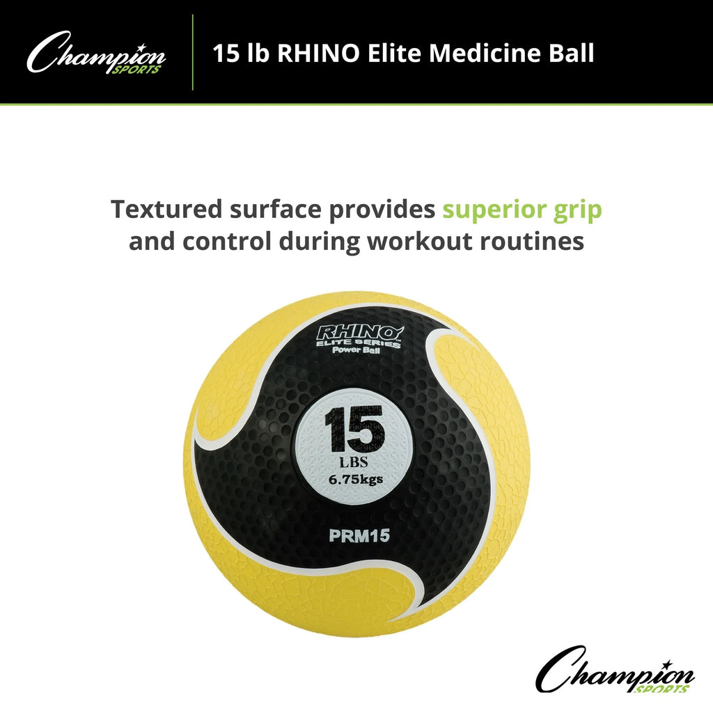 Ball Champion Sports Rhino® Elite 15lb Medicine