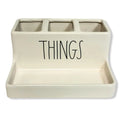 Dunn LL Home Organizer Magenta Divided Rae by THINGS Decor Black