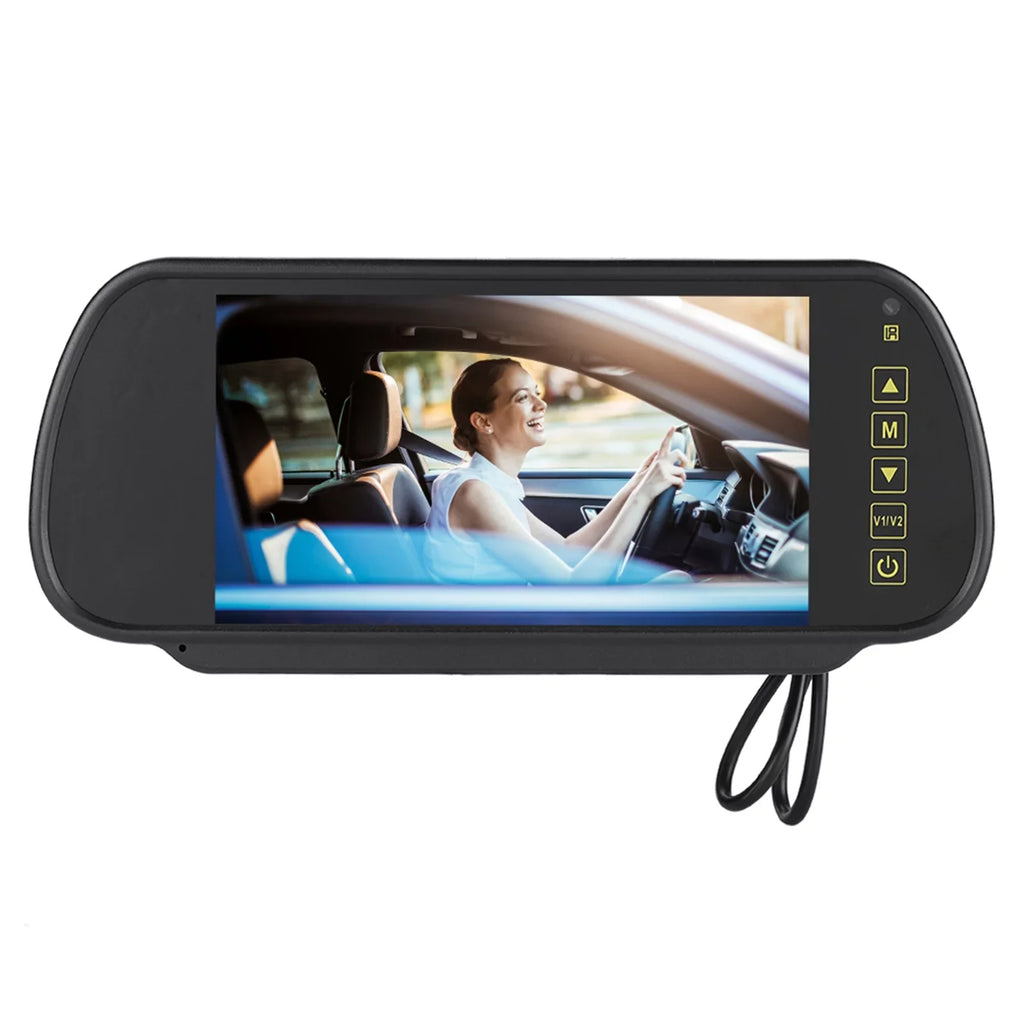Auto Camera Mirror-7inch With Mirror Car Durlclth Bracket Rearview View Dimming Rearview Monitor LCD Rear