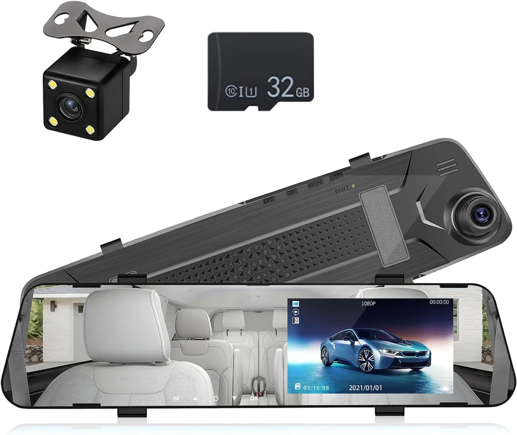 Vision,Parking Cam Night for View Rear Dual View Front 1080P Dash Mirror Mirror Rear and Cars,4.5" Cameras,Super
