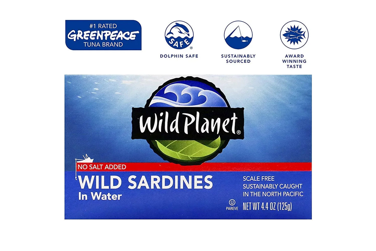 Planet - Sardines Of 4.375 12 - liquid Wild In Oz. Case