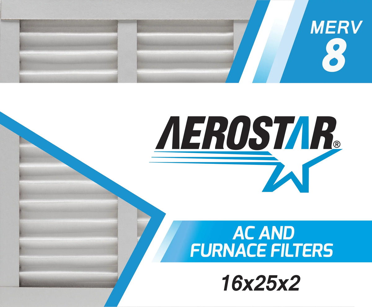 Filter, 16x25x2 of 16x25x2, 4 Air Box Aerostar MERV 8,