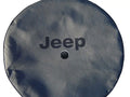 '- Texture Endurance Vinyl 35-in Denim Heavy Series - Black-on-Black - Jeep Brawny Made - - Cover High - Tire US Spare w/Camera SpareCover® Brawny