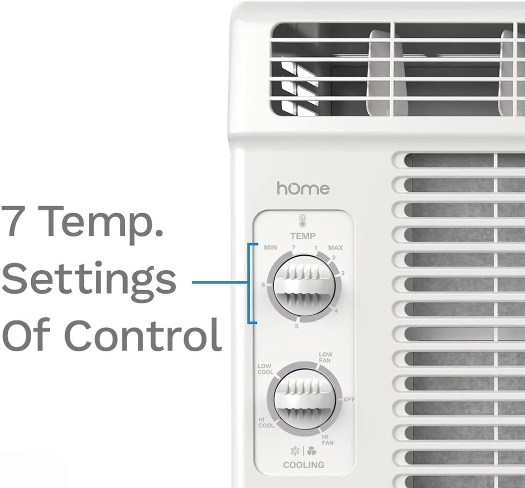 '- 5000 Easy Sq. Bedroom 2 Conditioner Compact Window Air Speeds, 2 150 to Ideal up for Washable with Fan AC - Unit BTU Filter, Speeds Reusable hOmeLabs and Mechanical Rooms Cooling Ft. Control