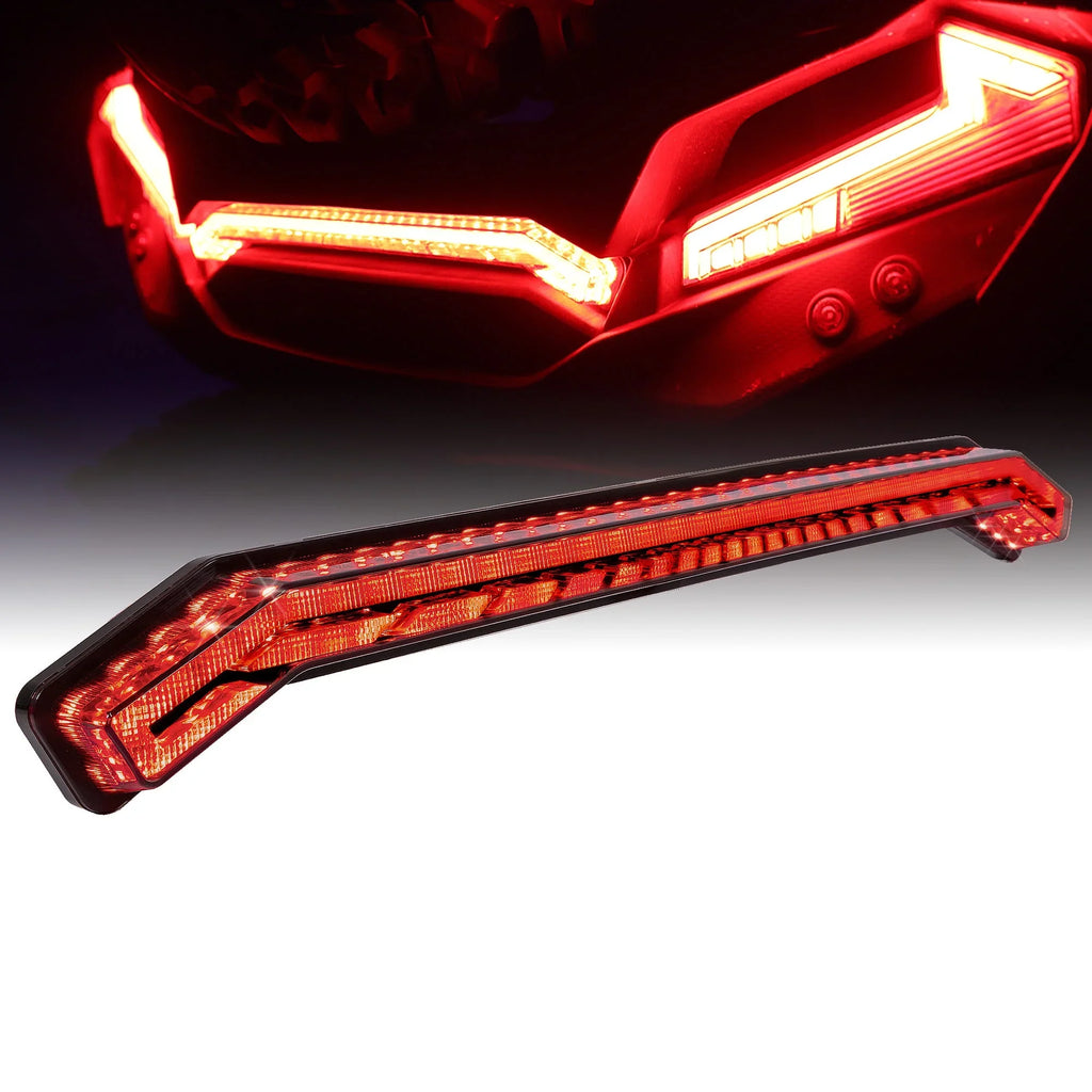 Brake Light XP Center 2020 2019 3rd Tail Smoked Design] RZR [DOT-Rated] for [Thunder Turbo Polaris UTV 2022 LED 2021 1000 - 1000 XP Sportsman