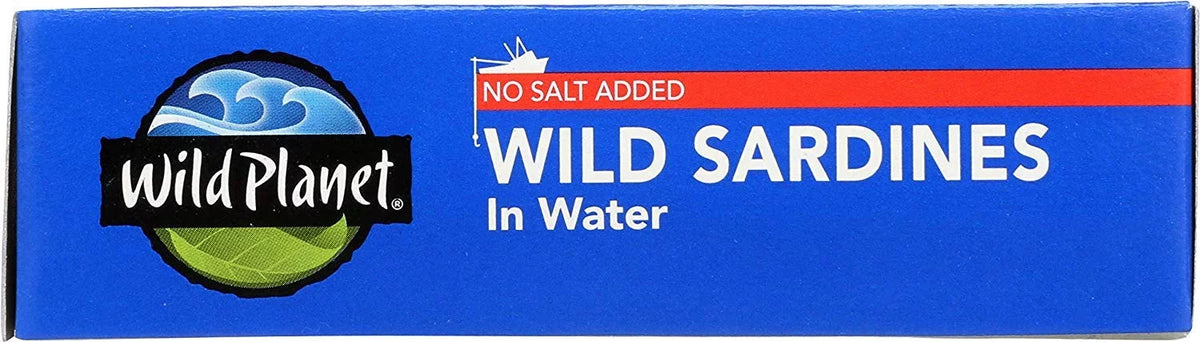 Planet - Sardines Of 4.375 12 - liquid Wild In Oz. Case