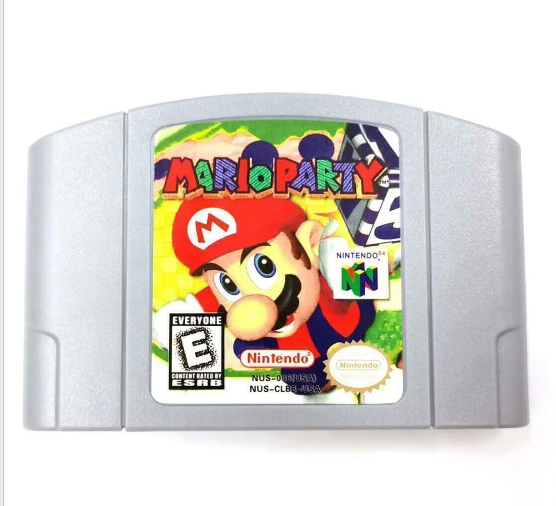 N64 1 Cartridge Card US For Version Party Game Nintendo Mario Version Console US