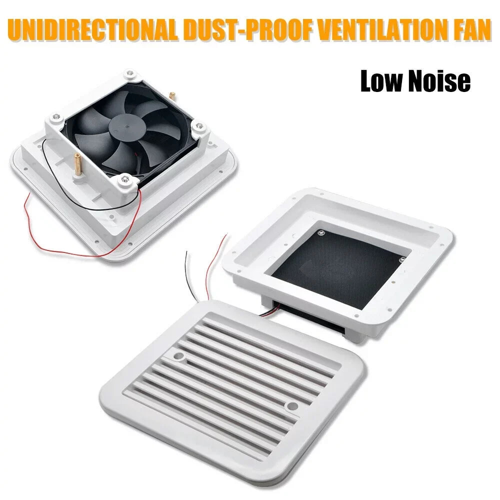 Cover, RV Easily to For - Cleaning, Aerodynamic Design, Included Mounts Caravan Roof Opens With (White) Vent Hardware Easy