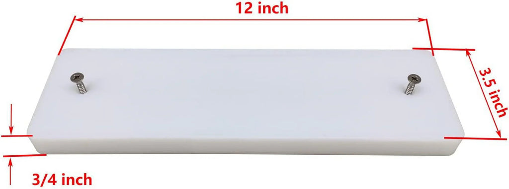 Resistant Mounting Hardware Kit/Transducer Mounting Board Marine-Grade Boat Transducer Plate