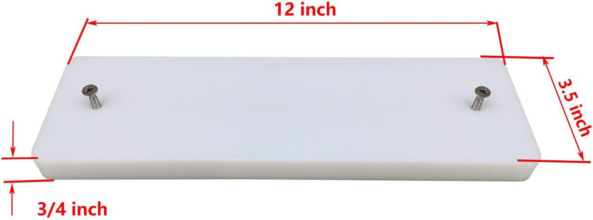 Resistant Mounting Hardware Kit/Transducer Mounting Board Marine-Grade Boat Transducer Plate