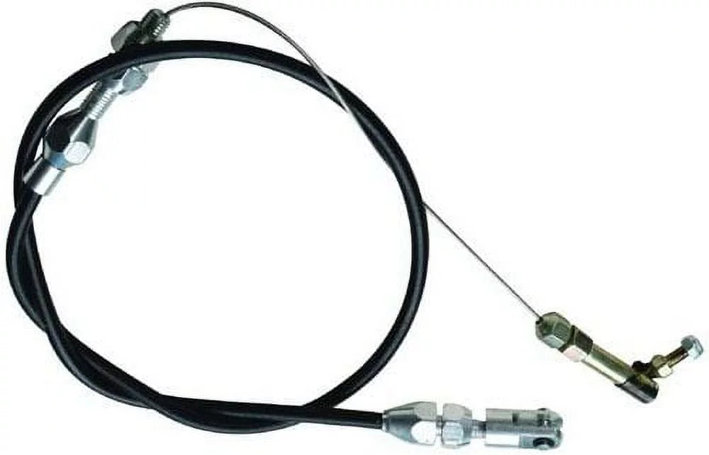 Stainless Throttle Braided Black Power R2334 (24" Universal Assembly Racing