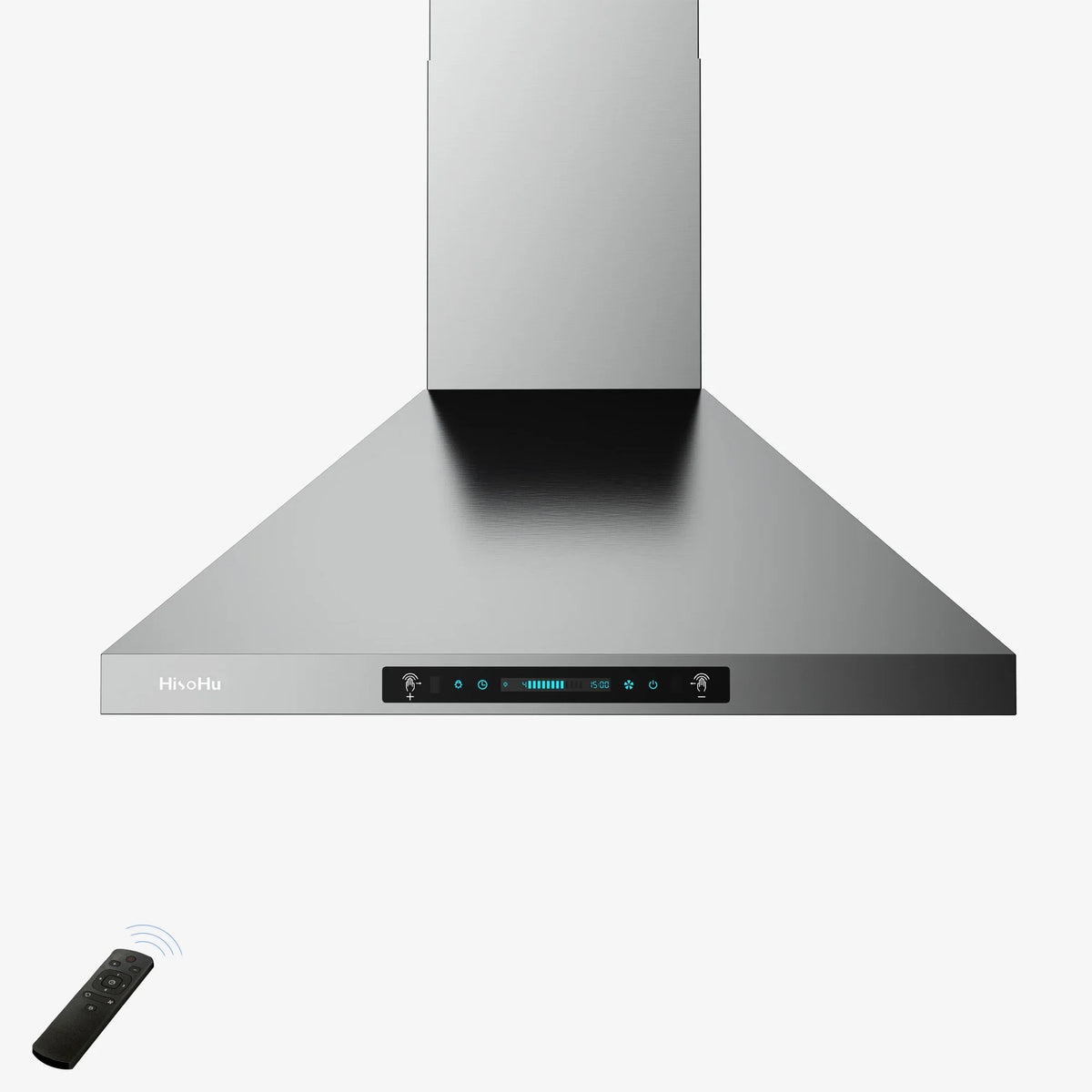 Dimmable Sensing lights(A02-36") Speed Gesture with HisoHu Hood 4 Steel Wall with Inch Mount CFM 36 780 Exhaust Hood Kitchen LED Duct, Hoods Vent Stainless Hood, Range Convertible Ducted/Ductless