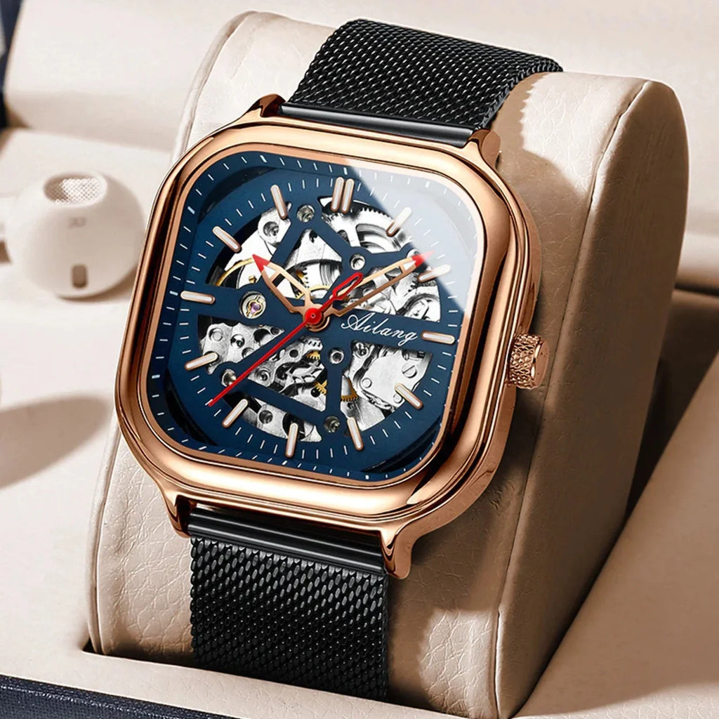 Mechanical Brand Hand Vibrato Automatic Shipping Drop One Watch Supply Genuine Men'S Ailang Fast Men'S Famous Watch Bursting