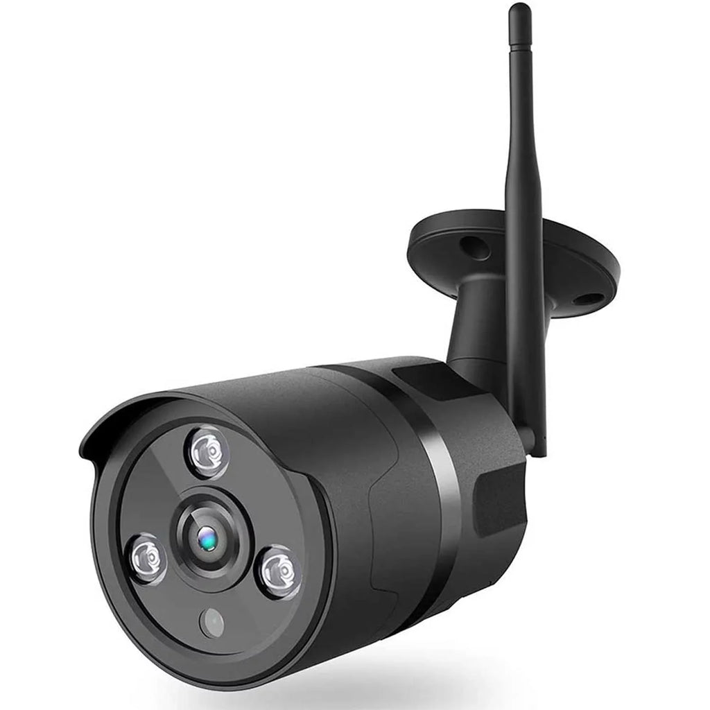 Motion exterior Vision-Black Security Detection with Camera, WiFi Camera Night Netvue Security Wireless Weatherproof