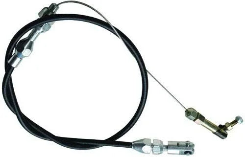 Stainless Throttle Braided Black Power R2334 (24" Universal Assembly Racing