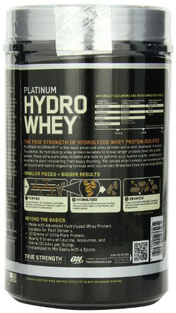Powder, Velocity Platinum Vanilla,1.75 Protein Nutrition Optimum Hydrowhey Pound