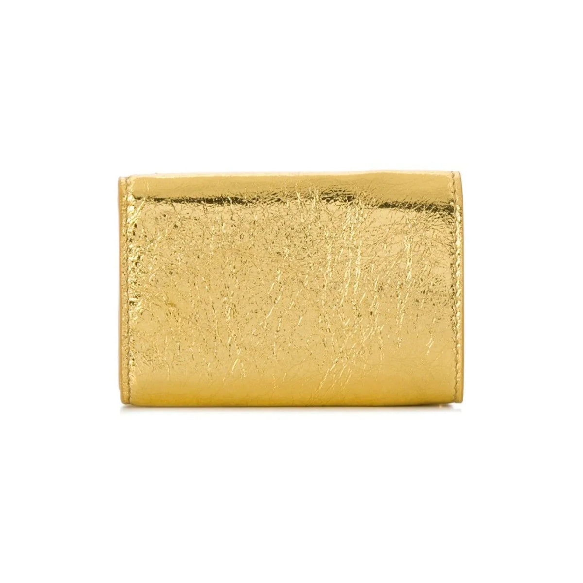 Wallet Gold 391446 Mini Lambskin Arena Papier Balenciaga Trifold