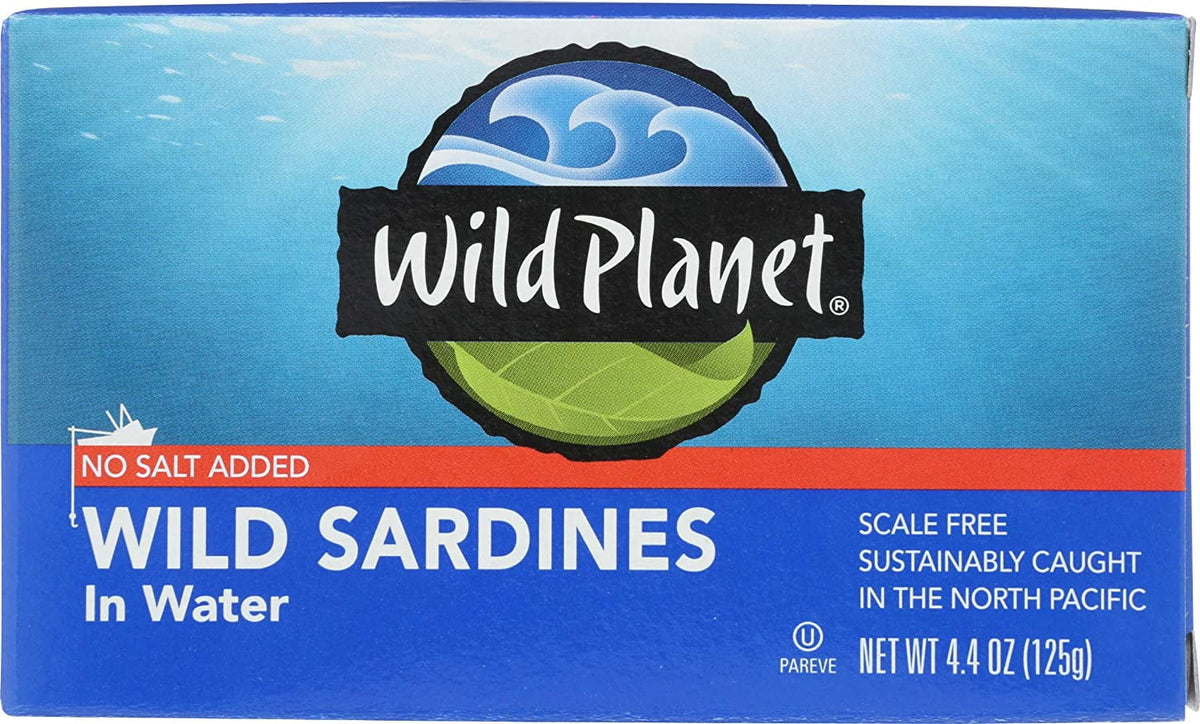 Planet - Sardines Of 4.375 12 - liquid Wild In Oz. Case
